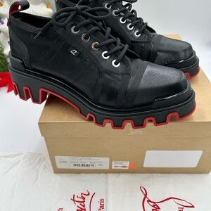 Men's Christian Louboutin PANIMAC Dune, Derby shoes size 44 made in Italy